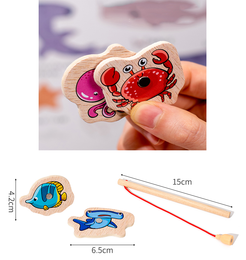 Fishing Toys Montessori Wooden - đánh giá và giá Fishing Equipment Kids