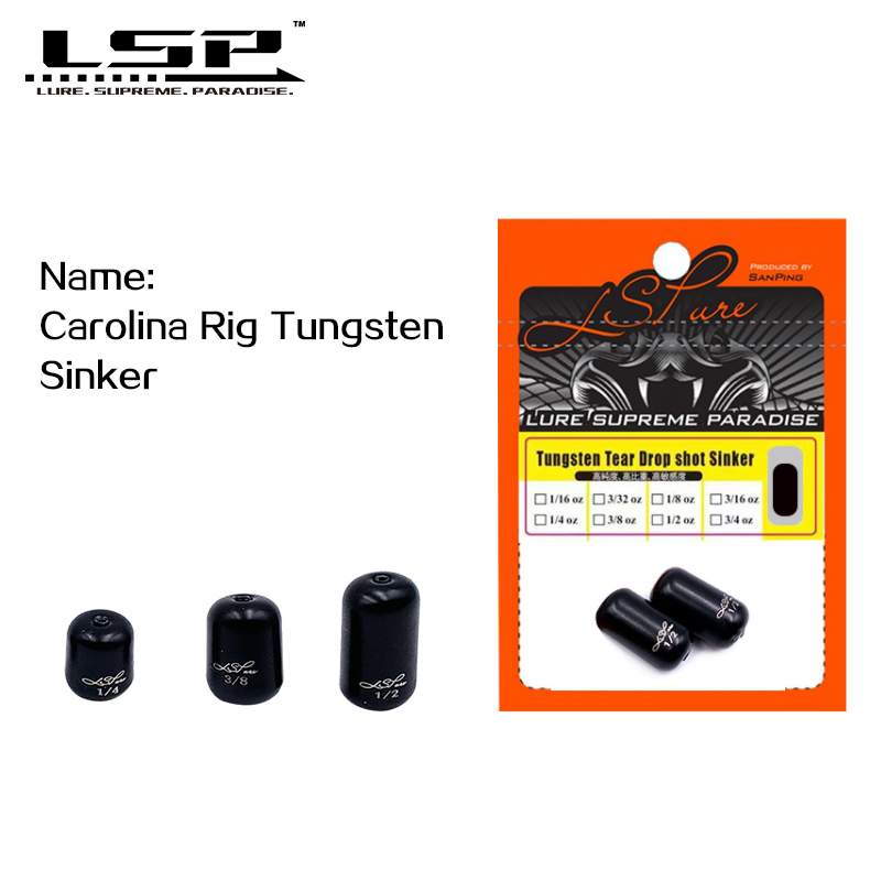 LSP Carolina Rig Tungsten Giến - đánh giá và giá Bass Fishing Lure
