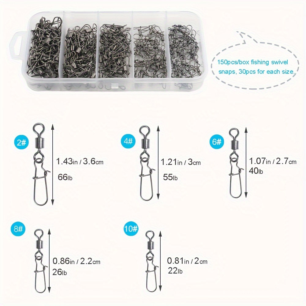 95/210 PCS Set Fishing Connect - đánh giá và giá Fishing Equipment Gear