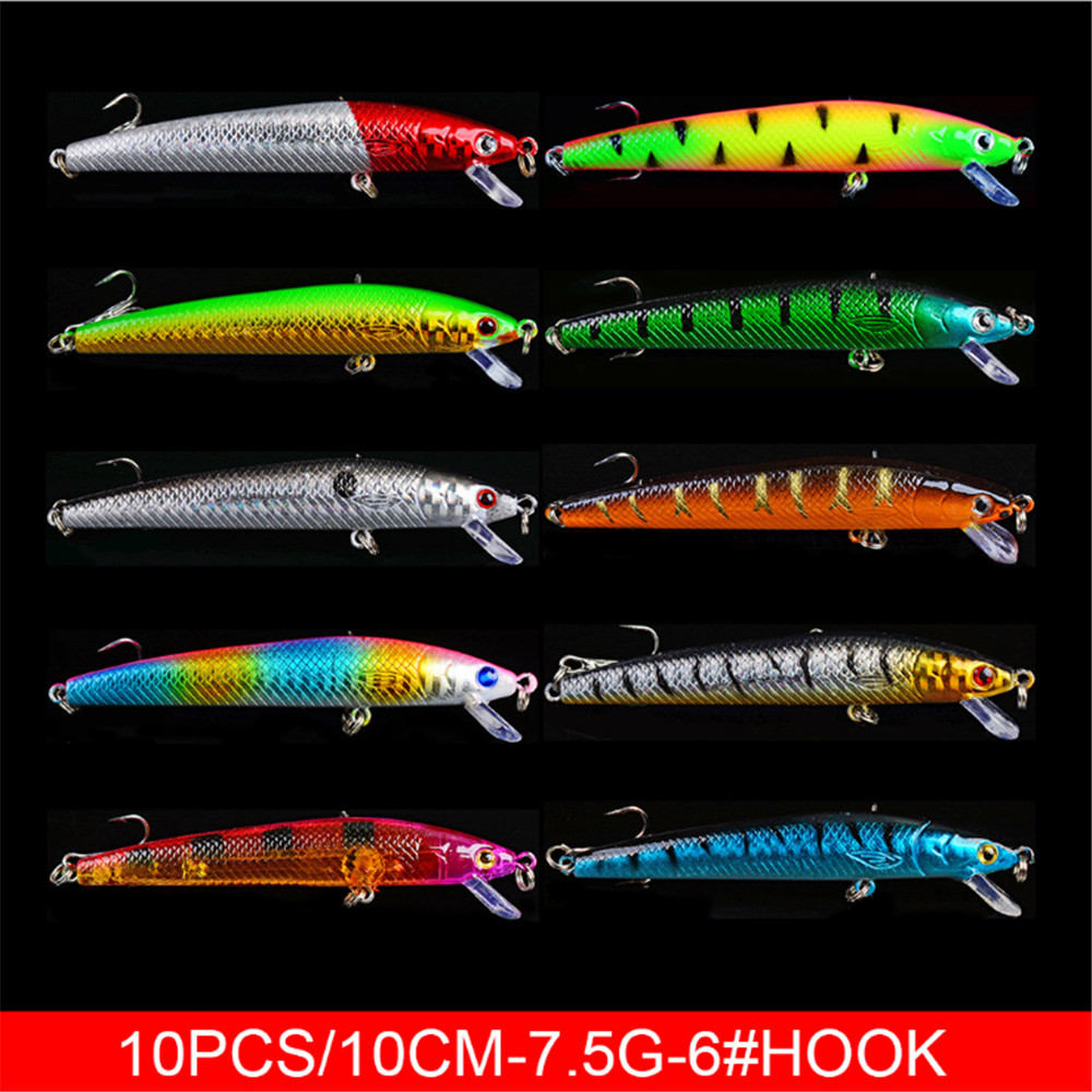 20 Cái/lốc Minnow Mồi Câu Cá B - đánh giá và giá Fishing Equipment Kit