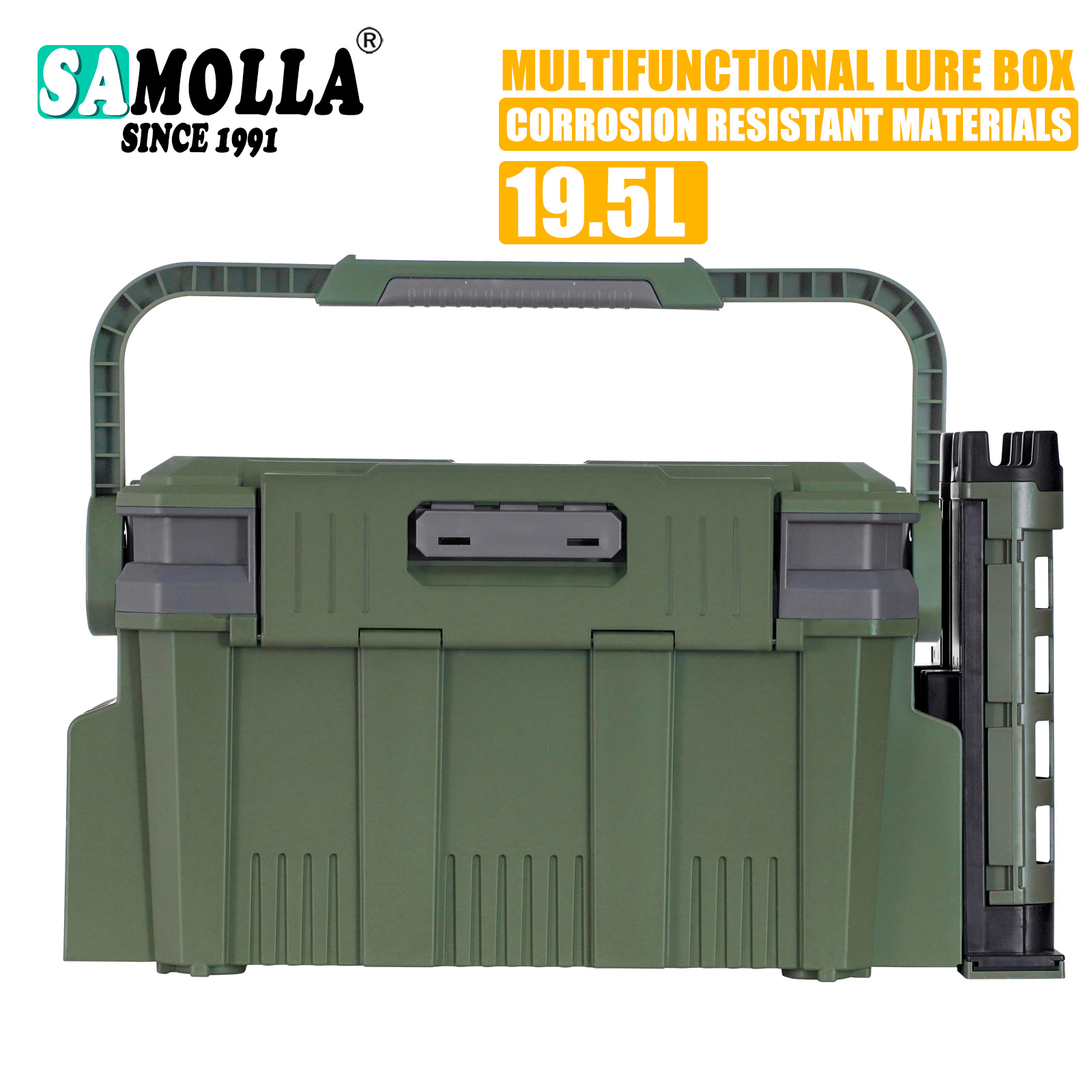 New Large Fishing Box Suit 19. - đánh giá và giá Fishing Equipment Kit