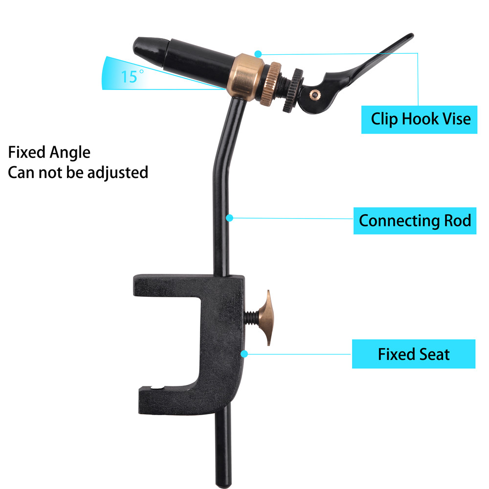 Rotary Fly Tying Vise Tool Saf - đánh giá và giá Fishing Equipment Kit
