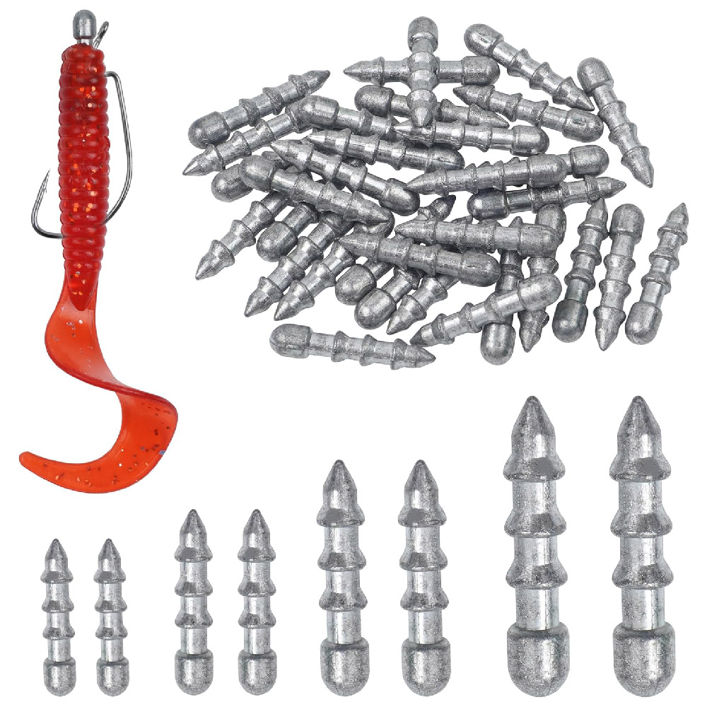 20pcs Nail weights sinkers Wor - đánh giá và giá Bass Fishing Lure
