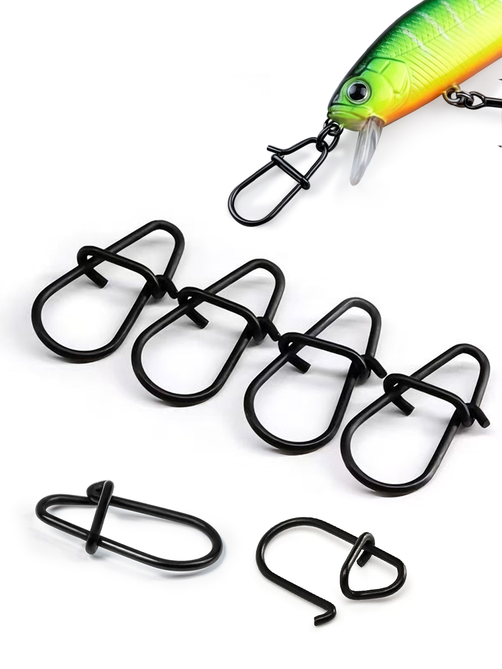 GOBAIT 100Pcs Black Stainless  - đánh giá và giá Fishing Equipment Gear
