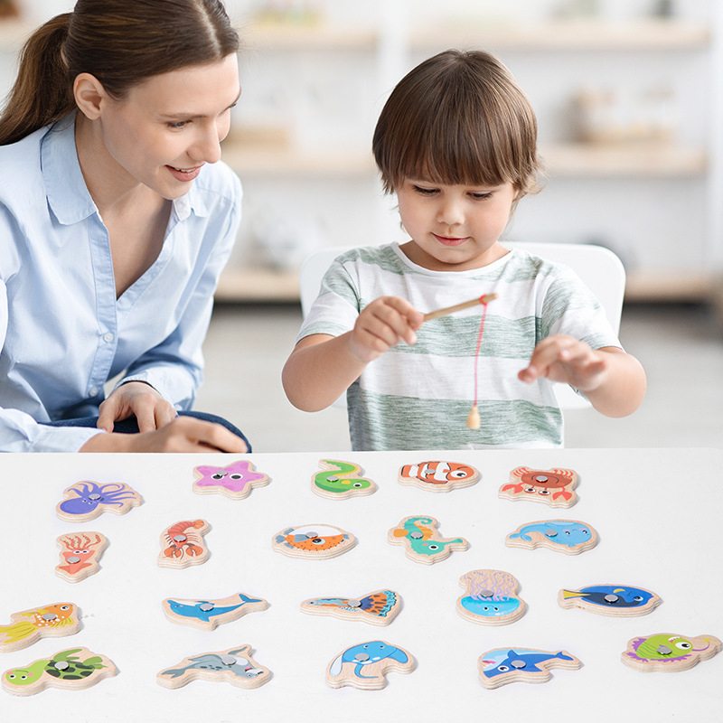 Wooden Magnetic Fishing Toys f - đánh giá và giá Fishing Equipment Kids