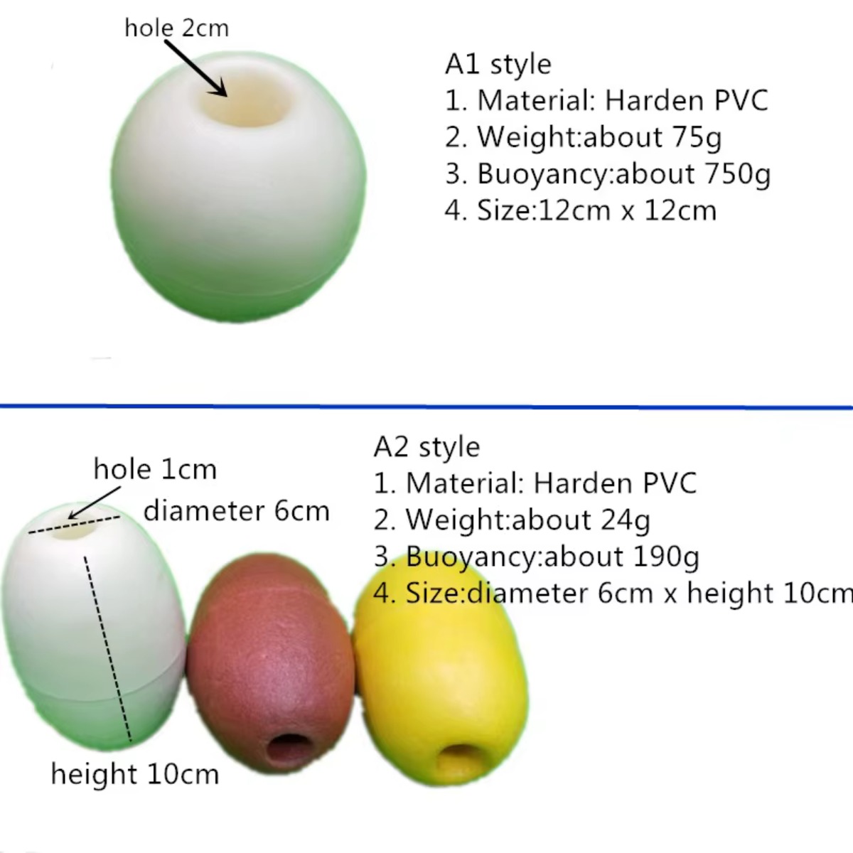 Cứng PVC xốp nổi bóng nuôi trồ - đánh giá và giá Fishing Equipment And Tools