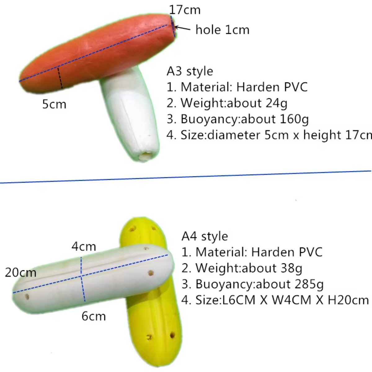 Cứng PVC xốp nổi bóng nuôi trồ - đánh giá và giá Fishing Equipment And Tools