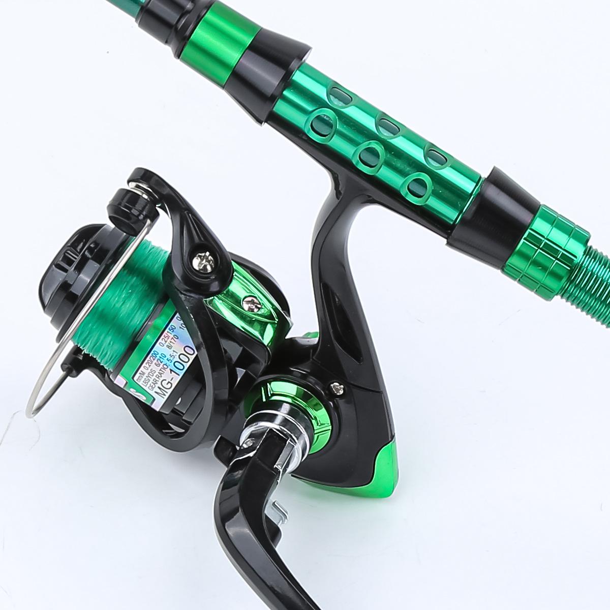 1.8 Meters Green Carbon Fiber  - đánh giá và giá Fishing Equipment Kit